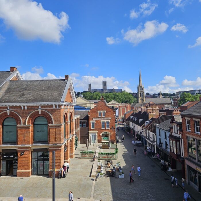 The view of Lincoln from the Everyman cinema